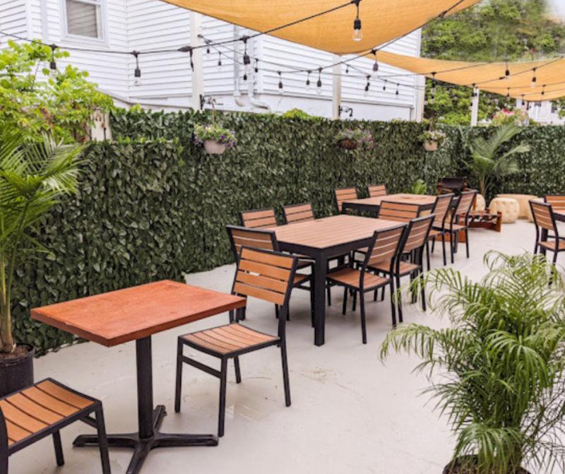 Looking for a tucked-away spot amongst the foliage? Happy hour is even more fun outdoors – away from prying eyes – at Sussex Public House in the third block of Rehoboth Avenue. SUBMITTED PHOTO